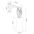 Drbadlo, automatický rotační kartáč pro dobytek Melasty 3761-B  (220V, 0.18KW)